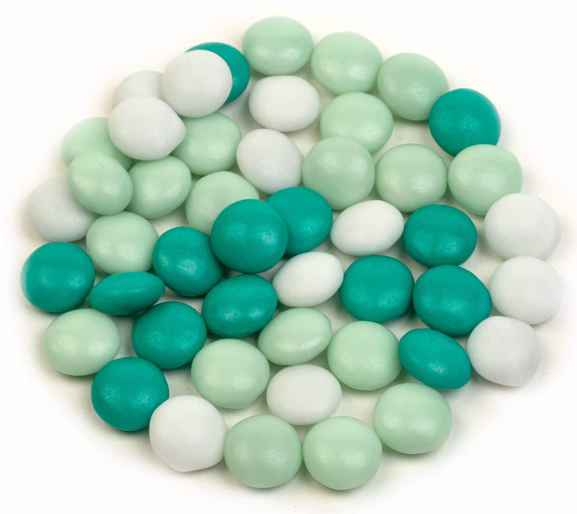 Mini confetti's (mix groen)